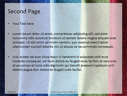 Plantilla de PowerPoint gratis - tela de seda de colores, Diapositiva 2, 16041, Profesiones/ Industria — PoweredTemplate.com