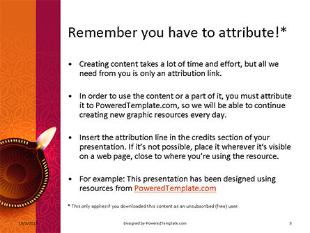 Happy Diwali Festival Presentation, Slide 3, 16053, Holiday/Special Occasion — PoweredTemplate.com