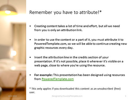 Modèle PowerPoint de une personne ouvre la chambre d'hôtel, Diapositive 3, 16076, Carrière / Industrie — PoweredTemplate.com