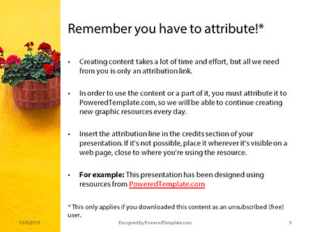 Plantilla de PowerPoint gratis - calle colorida de estilo egeo, Diapositiva 3, 16079, Vacaciones/ Ocasiones especiales — PoweredTemplate.com