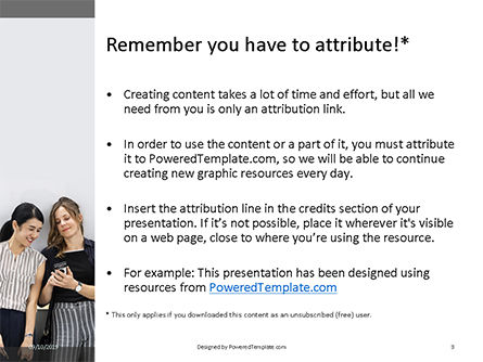 Templat PowerPoint Gratis Kelompok Orang Yang Beragam Menggunakan Smartphone, Slide 3, 16081, Manusia — PoweredTemplate.com