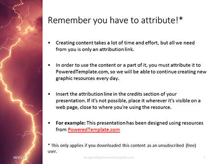 Lightning Strike Presentation, Slide 3, 16093, Nature & Environment — PoweredTemplate.com