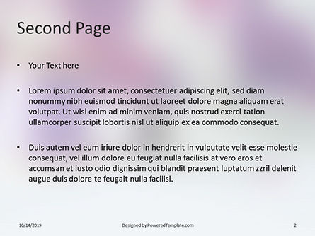 Modèle PowerPoint gratuit de ruban rose du cancer du sein sur fond en bois, Diapositive 2, 16094, Religion / Spirituel — PoweredTemplate.com