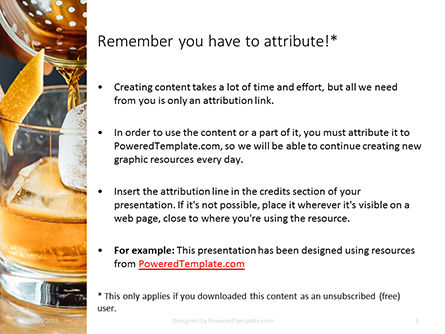 Modèle PowerPoint de cocktail de whisky, Diapositive 3, 16099, Food & Beverage — PoweredTemplate.com
