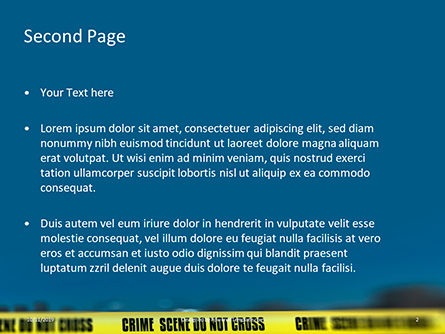 Plaats Delict Op Een Snelweg PowerPoint Template, Dia 2, 16111, Juridisch — PoweredTemplate.com