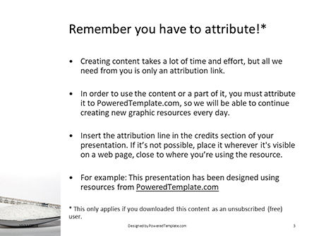 Plantilla de PowerPoint gratis - cuchara con azúcar y jeringa sobre fondo blanco, Diapositiva 3, 16113, Médico — PoweredTemplate.com
