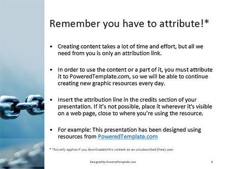 Modèle PowerPoint de stainless steel chain, Diapositive 3, 16155, Construction — PoweredTemplate.com