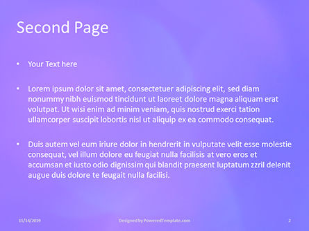 Purple Defocused Lights Background Presentation, Slide 2, 16173, Abstract/Textures — PoweredTemplate.com