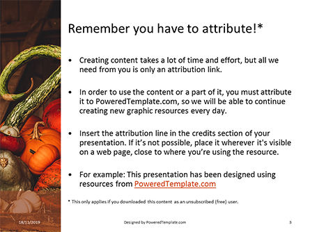Still Life with Pumpkins Presentation, Slide 3, 16183, Holiday/Special Occasion — PoweredTemplate.com