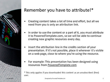 Modèle PowerPoint de smart watches and fitness bracelet, Diapositive 3, 16202, Sciences / Technologie — PoweredTemplate.com
