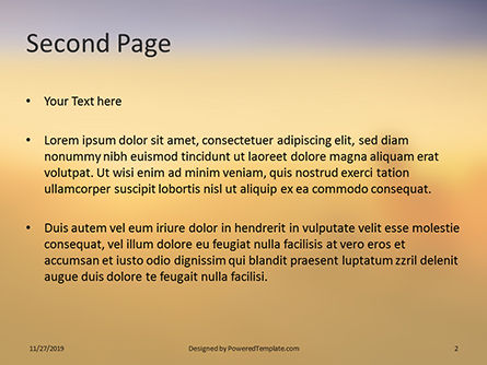 Modèle PowerPoint de man sitting on edge cliff facing sunset, Diapositive 2, 16259, Nature / Environnement — PoweredTemplate.com