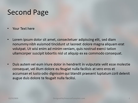 Templat PowerPoint Gratis Hot Charcoal, Slide 2, 16262, Abstrak/Tekstur — PoweredTemplate.com