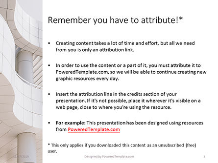 Modello PowerPoint - Worm's eye view on white concrete building, Slide 3, 16270, Costruzioni — PoweredTemplate.com