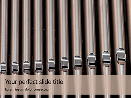 무료 파워포인트 템플릿 - organ pipes, 무료 파워 포인트 템플릿, 16275, Art & Entertainment — PoweredTemplate.com