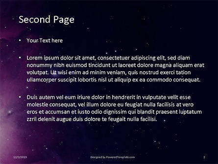 The orion nebula免费PowerPoint模板, 幻灯片 2, 16282, 技术与科学 — PoweredTemplate.com