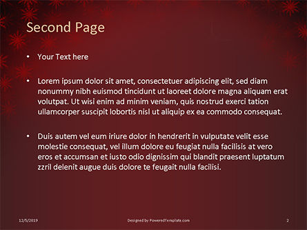 Christmas Greeting Card Background Presentation, Slide 2, 16290, Holiday/Special Occasion — PoweredTemplate.com