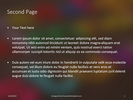 Modello PowerPoint Gratis - Assorted color alphabets, Slide 2, 16311, Education & Training — PoweredTemplate.com