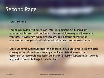 Modèle PowerPoint gratuit de baseball on infield chalk line, Diapositive 2, 16312, Sport — PoweredTemplate.com