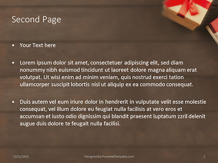 Modello PowerPoint - Merry christmas gift boxes, Slide 2, 16315, Vacanze/Occasioni Speciali — PoweredTemplate.com