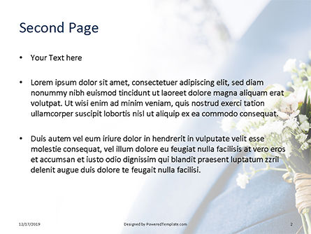 Modello PowerPoint - Groom flower closeup, Slide 2, 16338, Vacanze/Occasioni Speciali — PoweredTemplate.com