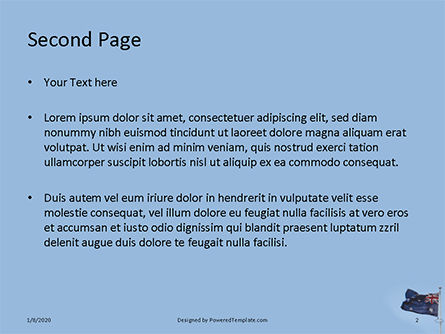 Modèle PowerPoint gratuit de australian flag waving on the wind, Diapositive 2, 16392, Drapeaux / International — PoweredTemplate.com