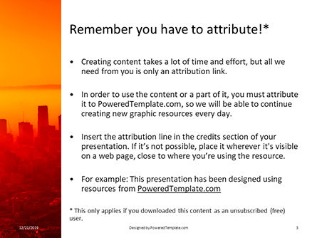 Modèle PowerPoint gratuit de urban sunset skyline, Diapositive 3, 16402, Construction — PoweredTemplate.com