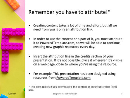 Modèle PowerPoint gratuit de colorful toy blocks, Diapositive 3, 16413, Education & Training — PoweredTemplate.com