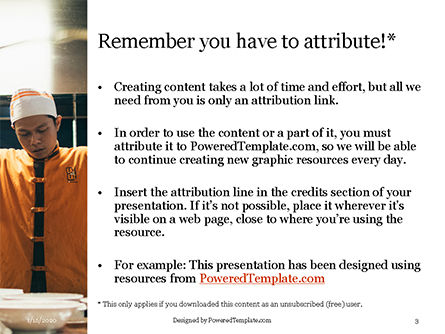 Plantilla de PowerPoint - chef at work, Diapositiva 3, 16426, Profesiones/ Industria — PoweredTemplate.com