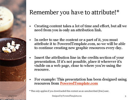 Modèle PowerPoint de chocolate candies, Diapositive 3, 16455, Food & Beverage — PoweredTemplate.com