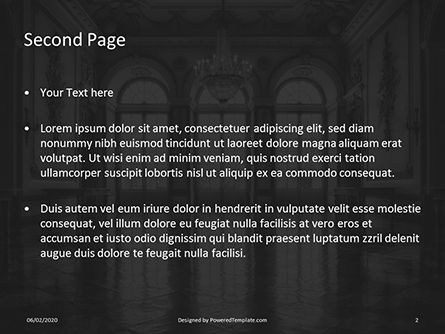 무료 파워포인트 템플릿 - royal hall presentation, 슬라이드 2, 16481, 건축 — PoweredTemplate.com
