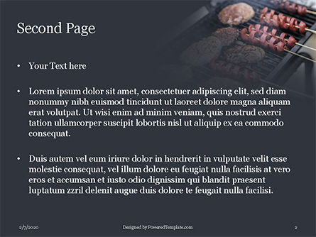 파워포인트 템플릿 - barbecue presentation, 슬라이드 2, 16483, Food & Beverage — PoweredTemplate.com