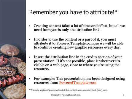 파워포인트 템플릿 - barbecue presentation, 슬라이드 3, 16483, Food & Beverage — PoweredTemplate.com