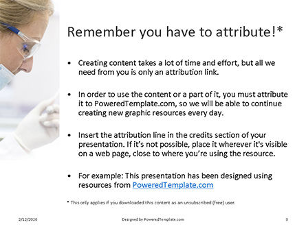female dentist presentation - PowerPointテンプレート, スライド 3, 16489, 医療 — PoweredTemplate.com