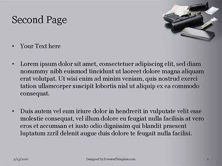 Templat PowerPoint Smuggling Concept Presentation, Slide 2, 16500, Hukum — PoweredTemplate.com