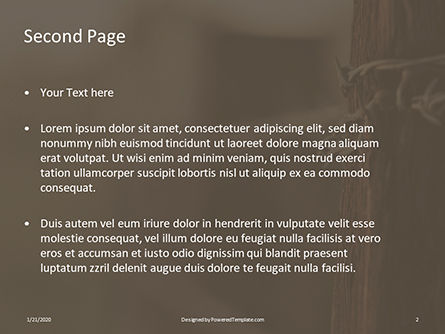 Barbed wire fence presentation PowerPoint Vorlage, Folie 2, 16502, Landwirtschaft — PoweredTemplate.com