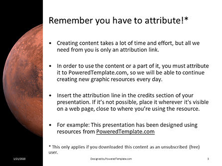 Mars presentationPowerPoint模板, 幻灯片 3, 16504, 技术与科学 — PoweredTemplate.com