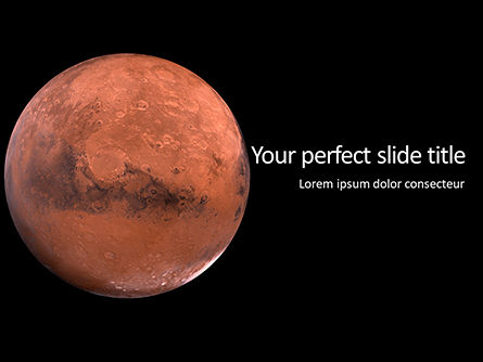 Mars Presentation, PowerPoint Template, 16504, Technology and Science — PoweredTemplate.com