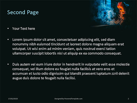 Welder presentationPowerPoint模板, 幻灯片 2, 16516, 职业/行业 — PoweredTemplate.com
