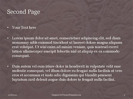 무료 파워포인트 템플릿 - old mexican relief  presentation, 슬라이드 2, 16523, Art & Entertainment — PoweredTemplate.com