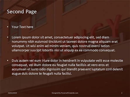 Modèle PowerPoint gratuit de hospital emergency room sign presentation, Diapositive 2, 16536, Médical — PoweredTemplate.com