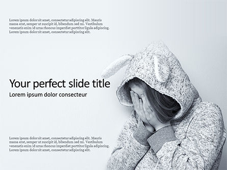 Depressed mental state presentation Kostenlose PowerPoint Vorlage, 16539, Menschen — PoweredTemplate.com