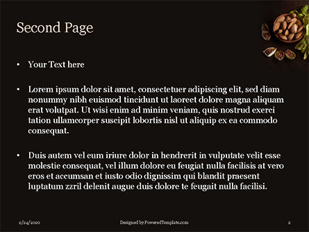 Modèle PowerPoint de almonds and figs presentation, Diapositive 2, 16546, Food & Beverage — PoweredTemplate.com