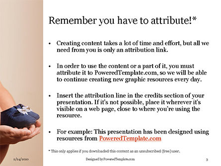 Modello PowerPoint - Waiting for a baby girl presentation, Slide 3, 16547, Persone — PoweredTemplate.com