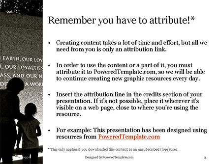 Templat PowerPoint Gratis Martin Luther King Jr. Memorial Presentation, Slide 3, 16548, Education & Training — PoweredTemplate.com