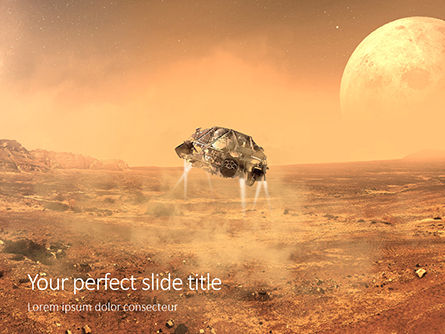 Mars Exploration Presentation, Free PowerPoint Template, 16586, Technology and Science — PoweredTemplate.com