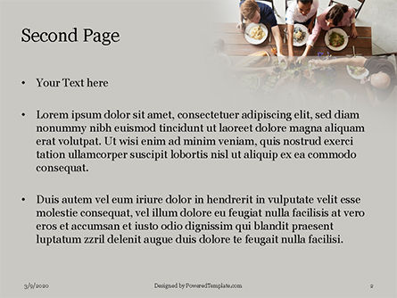 Templat PowerPoint Gratis Cheers To Friends Presentation, Slide 2, 16607, Food & Beverage — PoweredTemplate.com