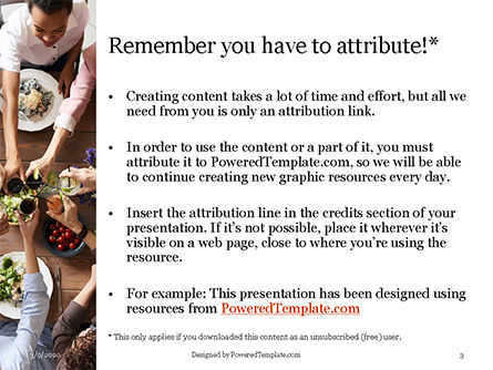 Modello PowerPoint Gratis - Cheers to friends presentation, Slide 3, 16607, Food & Beverage — PoweredTemplate.com