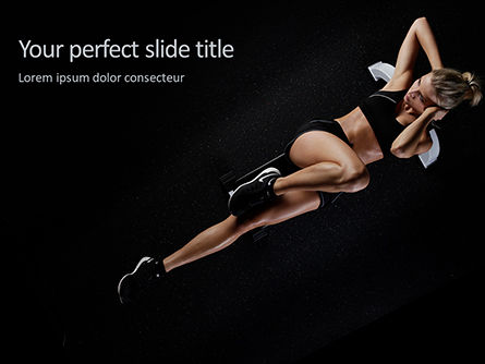 Abs Workout Presentation, Free PowerPoint Template, 16626, People — PoweredTemplate.com