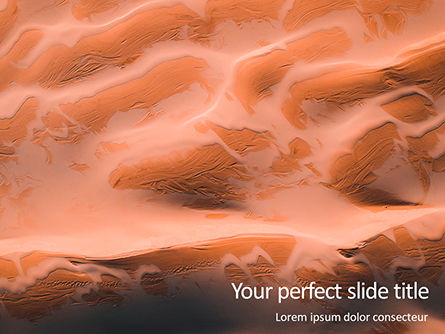 무료 파워포인트 템플릿 - abstract dunes background presentation, 무료 파워 포인트 템플릿, 16627, 추상/직물 — PoweredTemplate.com