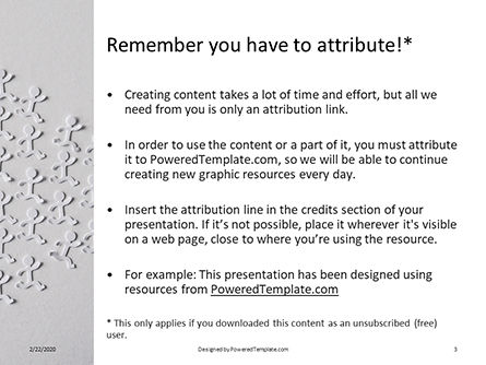Modèle PowerPoint gratuit de paper figures of people presentation, Diapositive 3, 16647, Concepts commerciaux — PoweredTemplate.com